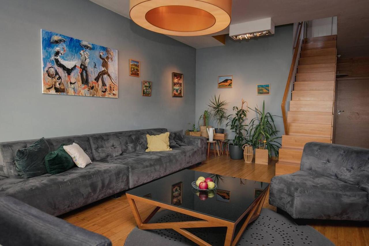 Dwupoziomowy, Rodzinny Apartament. Ochrona, Garaz. Warsaw Luaran gambar