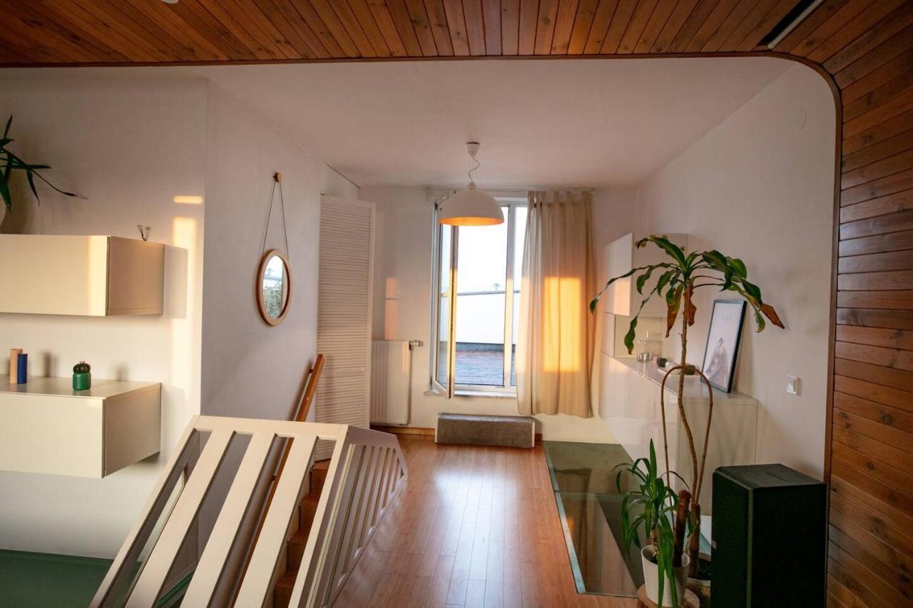 Dwupoziomowy, Rodzinny Apartament. Ochrona, Garaz. Warsaw Luaran gambar