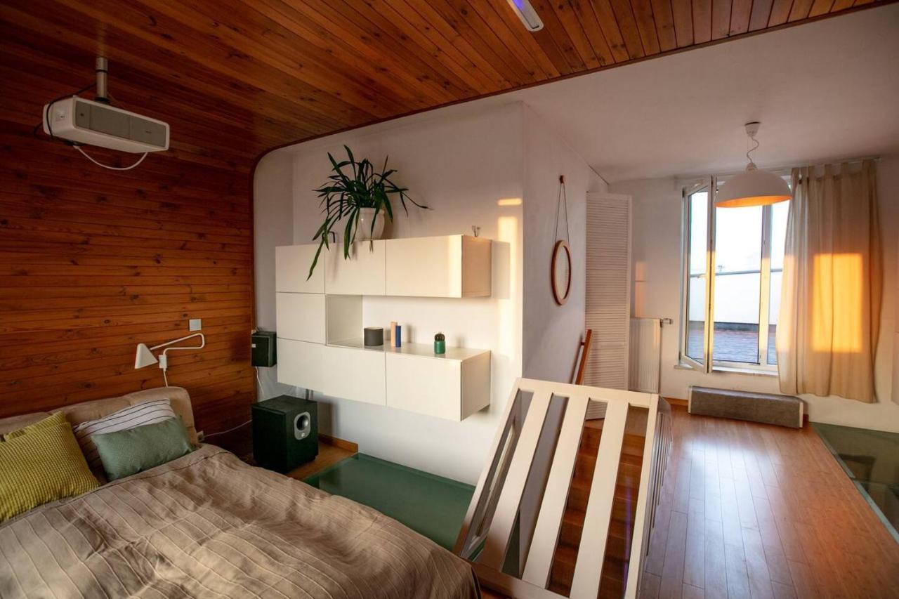 Dwupoziomowy, Rodzinny Apartament. Ochrona, Garaz. Warsaw Luaran gambar