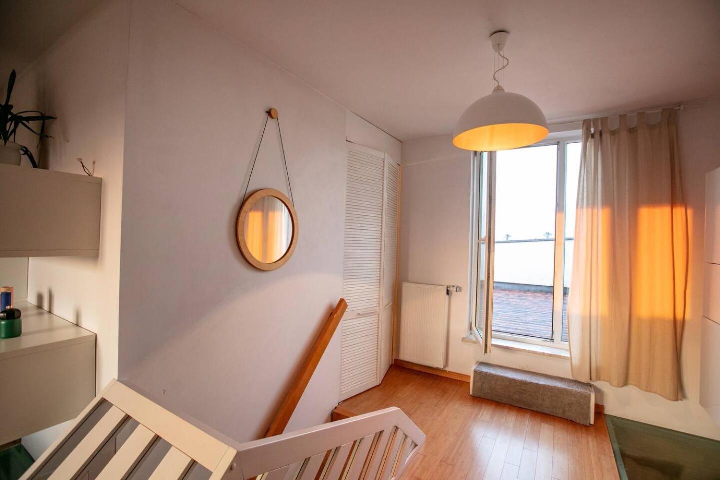 Dwupoziomowy, Rodzinny Apartament. Ochrona, Garaz. Warsaw Luaran gambar